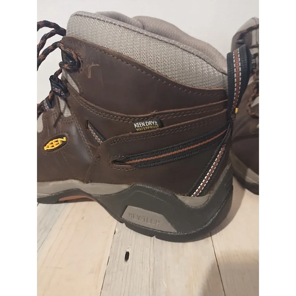 Keen Utility Men's Detroit XT Mid Soft Toe Waterproof Work Boots Brown Size 12 D